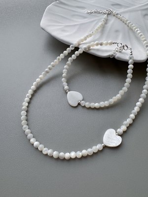 PEARL HEART set, one size