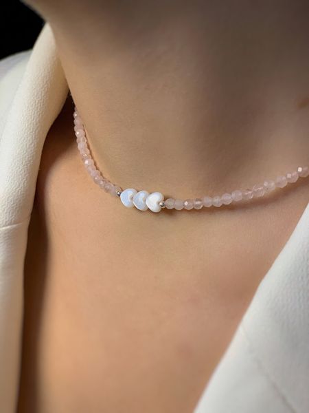 THREE HEARTS choker